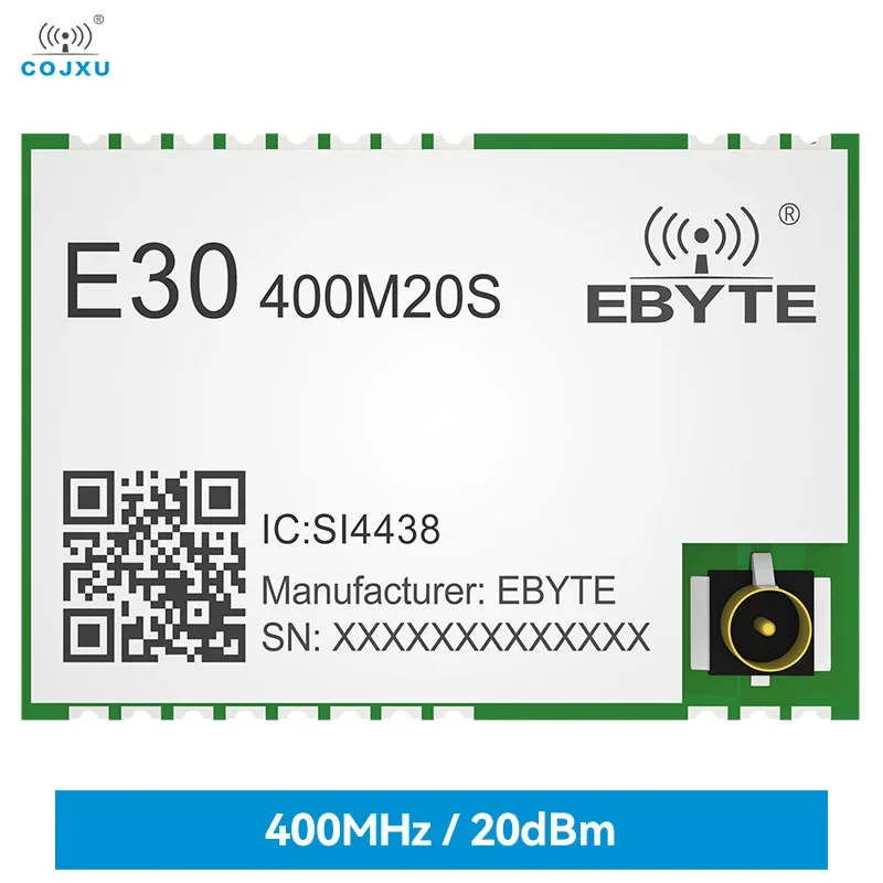 SI4438 Cojxu Rf Module 433/470MHz SPI 2.5km Long Range 20dBm SMD GFSK WirelessTransceiver Receiver E30-400M20S(4438)