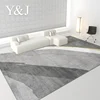 Light Luxury Cloakroom Non-slip Mat Large Area Carpets for Living Room Simple Bedroom Decor Cream Color Carpet Home Study Rug 2