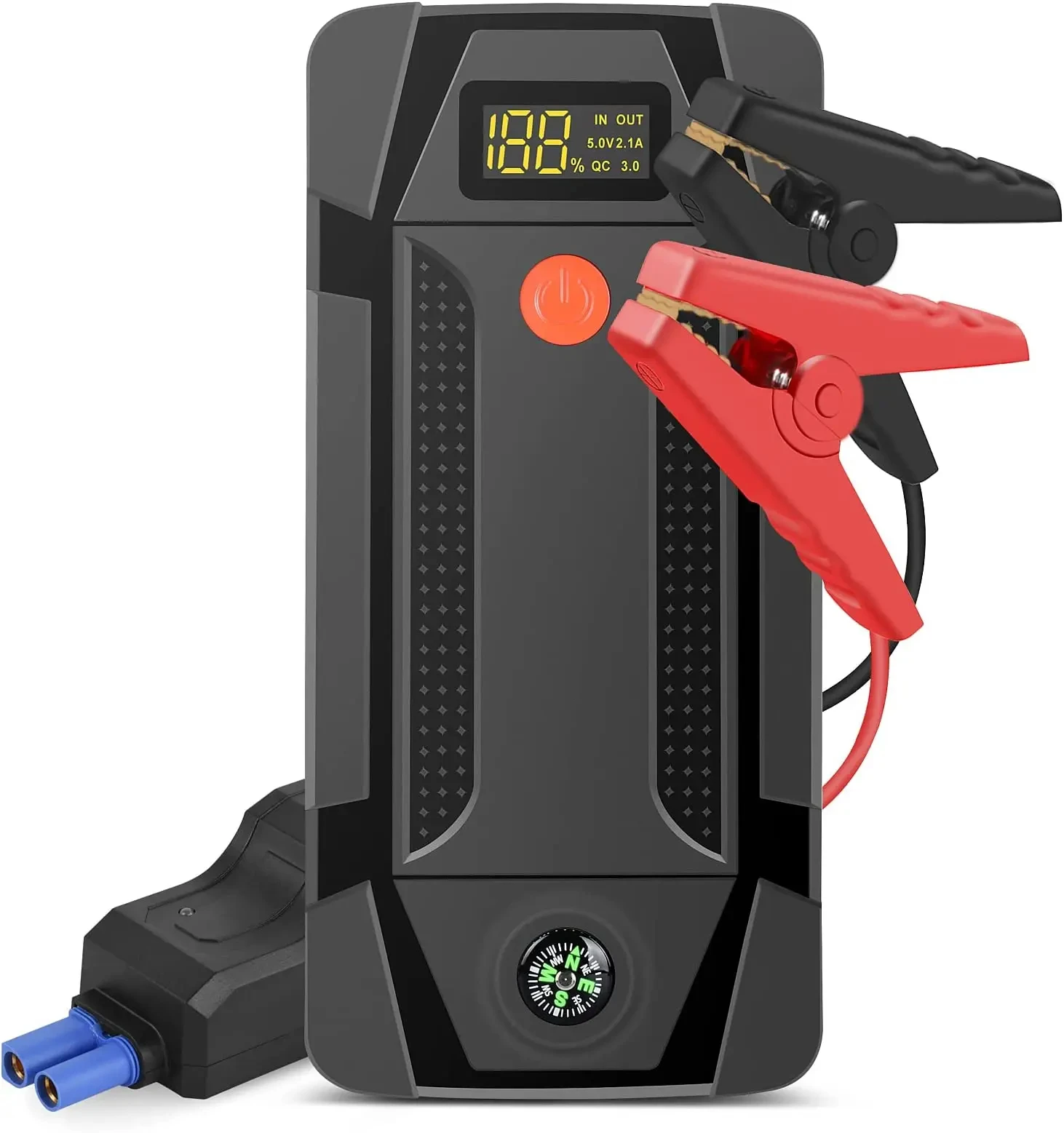 Car Jump Starter Portable Power Bank Car Battery Booster Starting Device Auto Emergency Charger With LED Flashlight