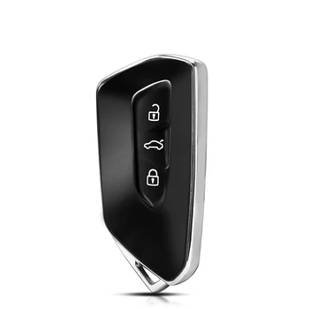 Cover chiave telecomando per VW Golf MK8 Jetta T-Cross Tiguan Polo T-ROC per Skoda SEAT MQB Golf 8 HU66 Blade 5 Cover chiave telecomando per VW Golf MK8 Jetta T-Cross Tiguan Polo T-ROC per Skoda SEAT MQB Golf 8 HU66 Blade - KEYYOU Upgrade modificato Car Key Shell Case per VW Golf MK8 Jetta T Cross Tiguan