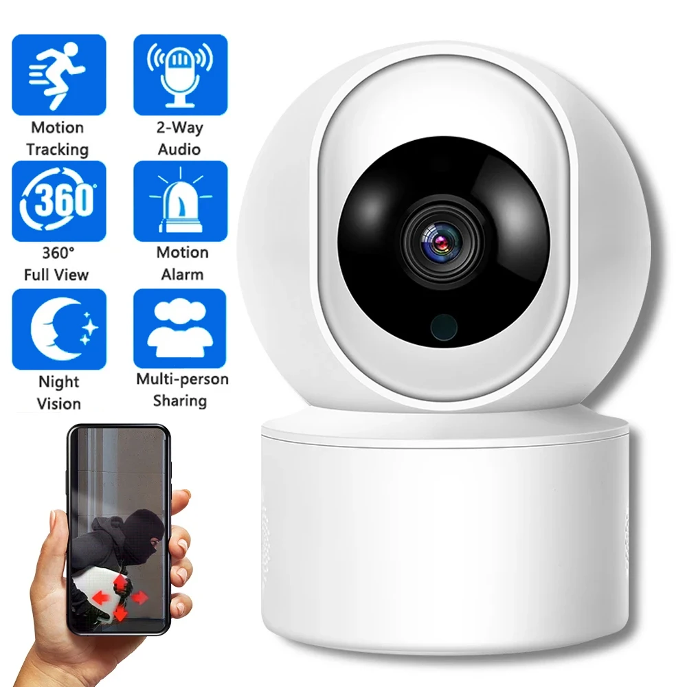 iCSee 5MP WiFi Camera AI Human Detect Wireless PTZ Security Camera Auto Tracking Two Way Audio Smart Home Indoor Remote Control hontusec 4mp icsee ptz camera human detect auto tracking surveillance cameras two way audio icsee camera support alexa google