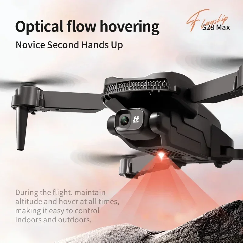 

4K HD Wifi Dron Aerial Photography Obstacle Avoidance Aircraft Long Range Flight Battery Quadcopter S28 Professional Drone