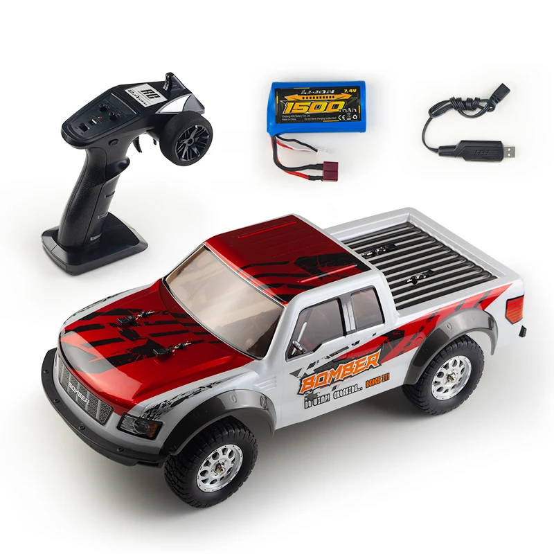 New 1/12 Full Scale Controlled RC Pickup Car Truck RTR 4WD Electrict Remote Control Climbing Car Off Road Vehicle  For Boys 5