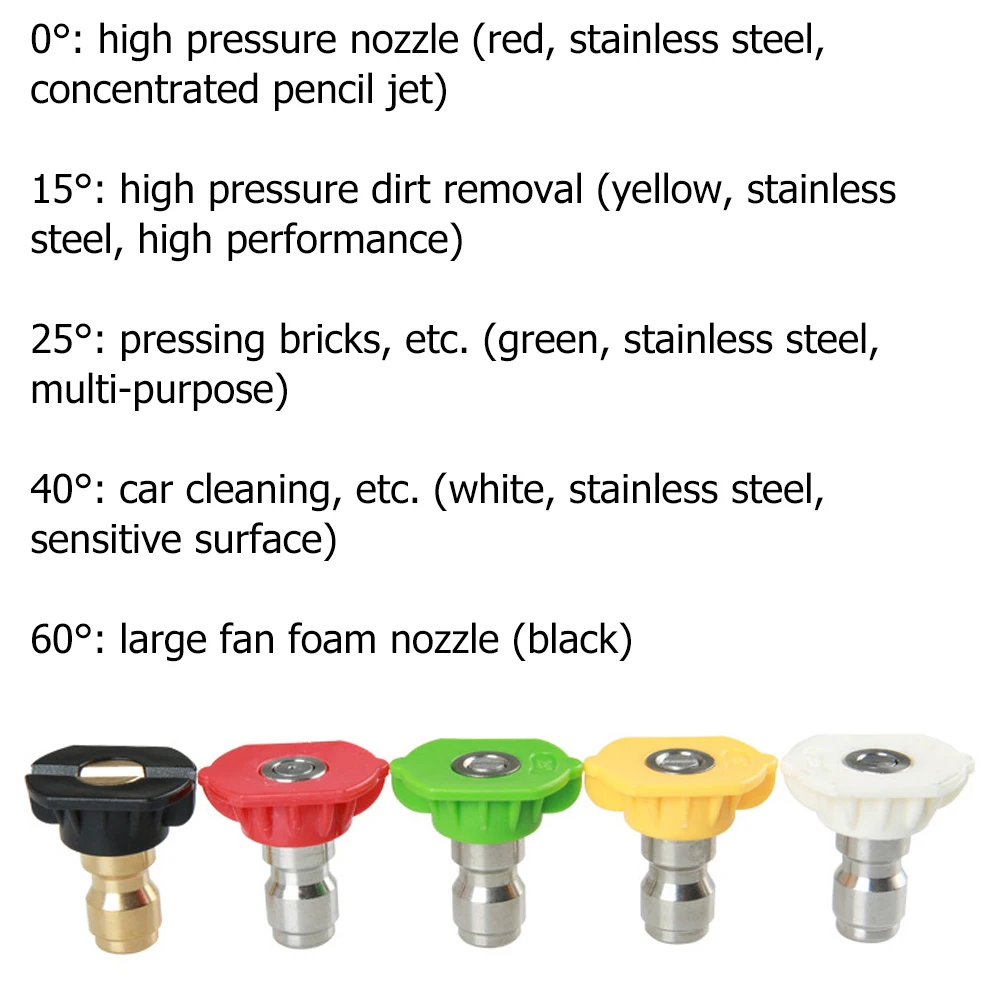 4350PSI High Pressure Foam Jet Bottle Adjustable Snow Foam Lance Washer Wash Soap Foam Gun with Nozzle for Home Vehicle Washing 6