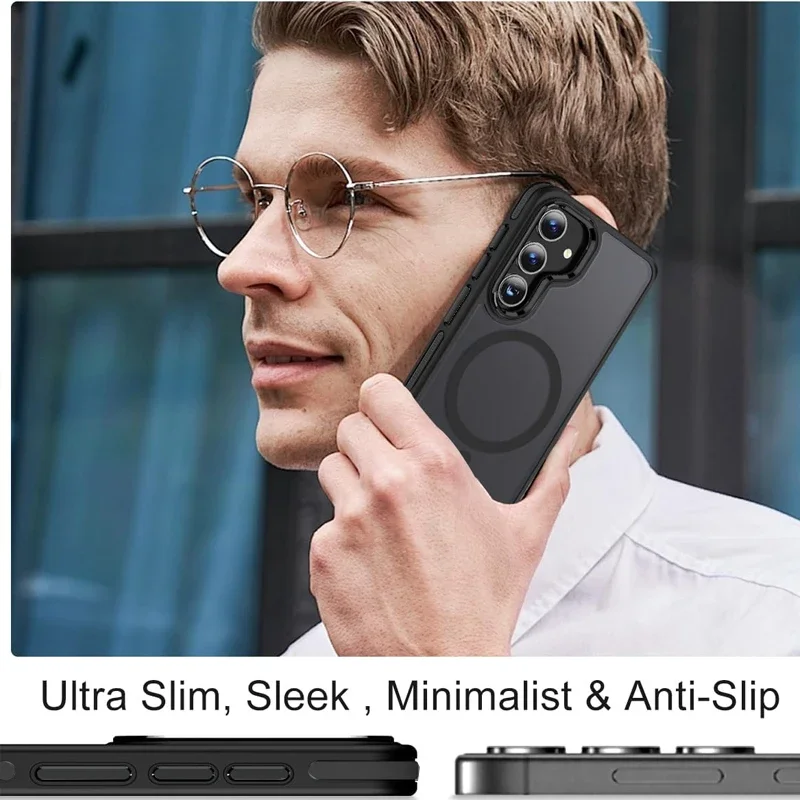 UYUXIO حافظة هاتف محمول بحامل مغناطيسي لهاتف سامسو...