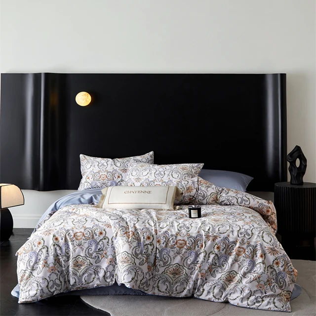 Svetanya 100% Egyptian Cotton Bedding Set Queen King Ru Double Size Bed Linens Sheet Duvet Cover Set