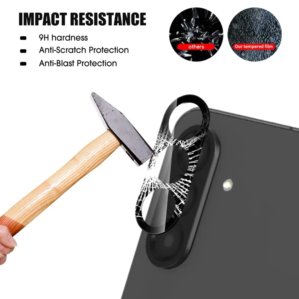 HD Tempered Glass Camera Lens Protector Film - Anti-Scratch Full Coverage (1/3/5 Pcs)