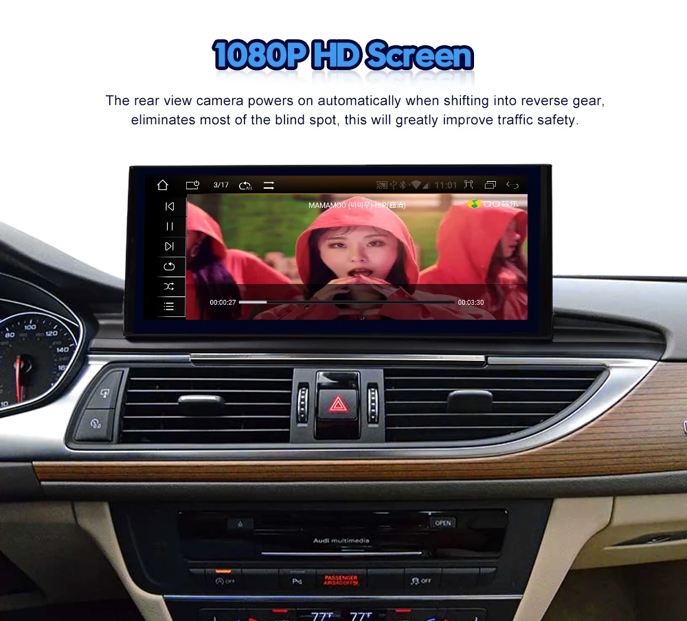 

For AUDI A6 A7 Android 11 Car Radio 2012-2018 GPS Navigation stereo multimedia Payler Head Unit carplay 12.3inch screen
