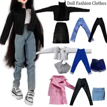 

Fashion Multi-styles 11.5" Doll Coats Jeans 1/6 Dolls Trousers Leather Pants Shorts Casual Wears Kids Toys Clothes Accessories