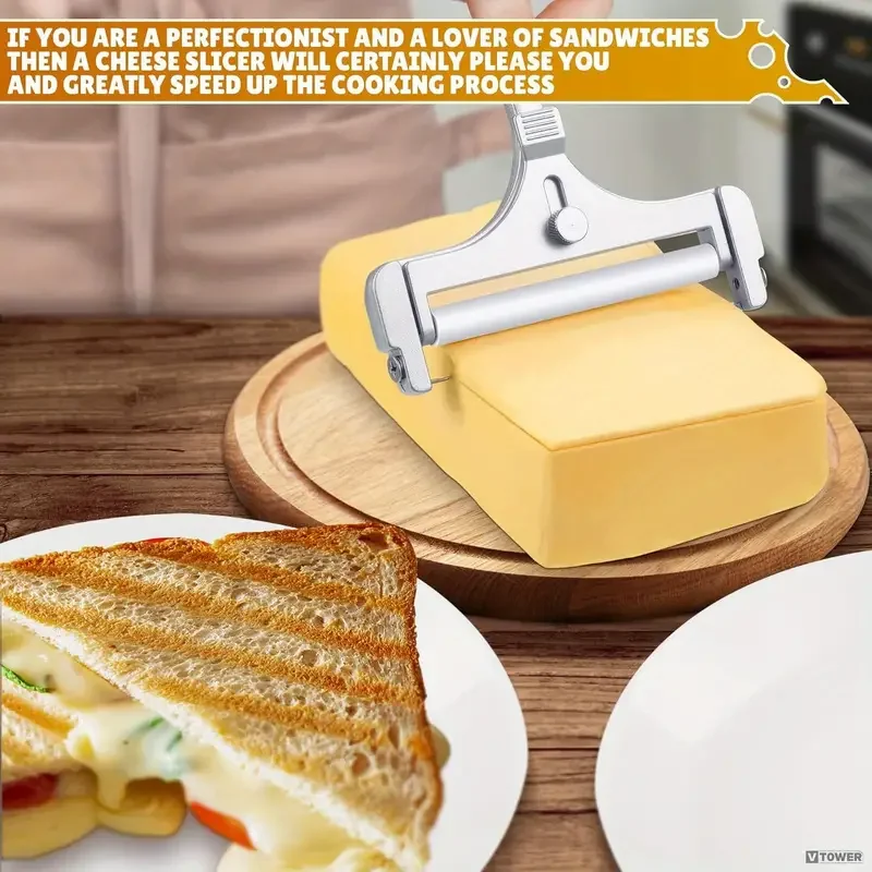 Cheese Slicer Stainless Steel Handheld Cheese Butter Slicer Cutter Grinder Cutting Knife Tools Kitchen Accessories