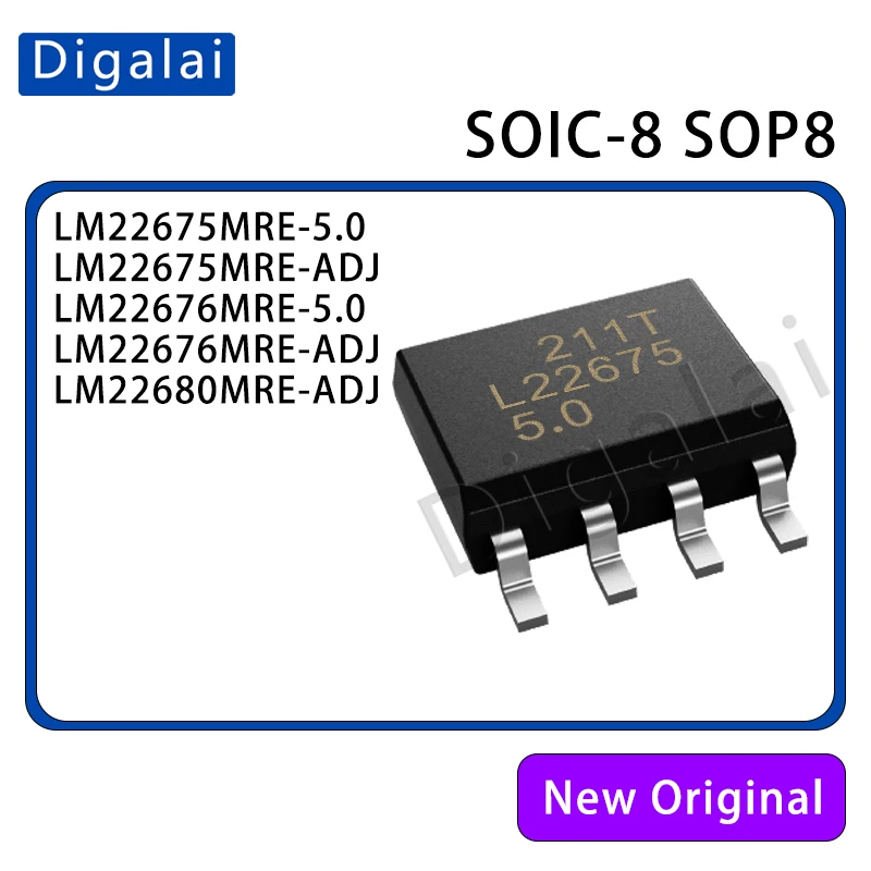 DC-DC-Netzteilchip NEU LM22675MRE-5.0 LM22675MRE-ADJ LM22676MRE-5.0 LM22676MRE-ADJ LM22680MRE-ADJ SOP-8 – Detail 1