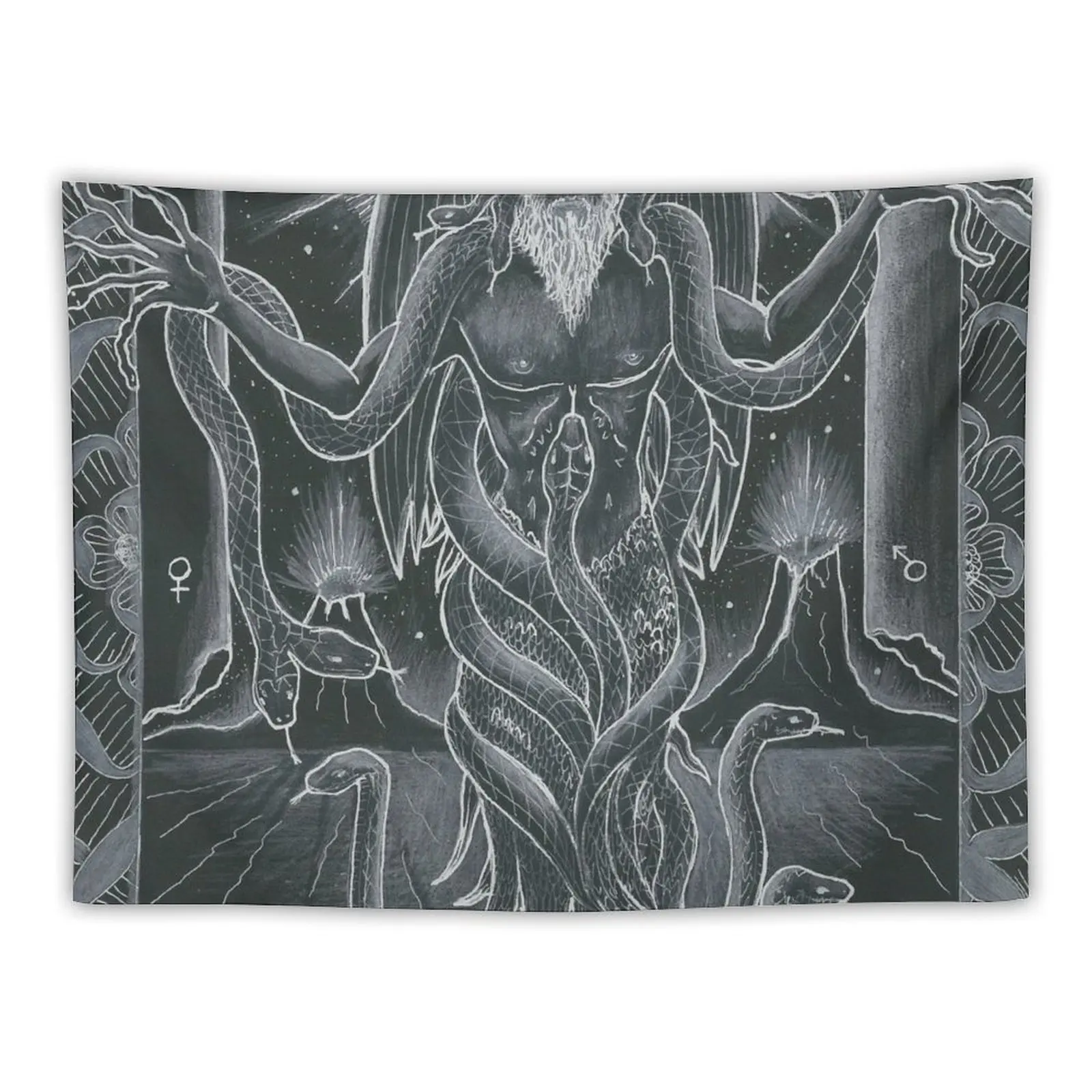 

Typhon Tapestry For Bedroom Wall Mural House Decorations Tapestry
