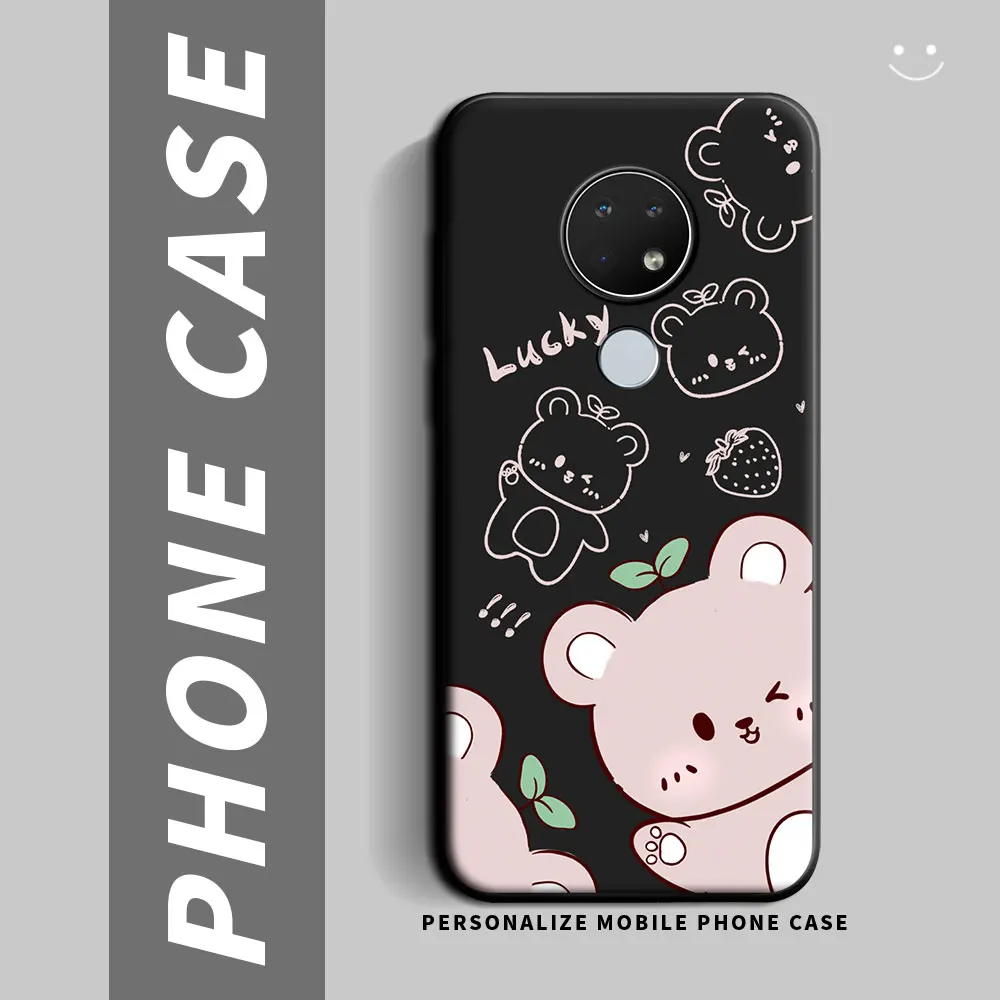 Shockproof Silicone Soft TPU Phone Case with Fashion Cartoon Design