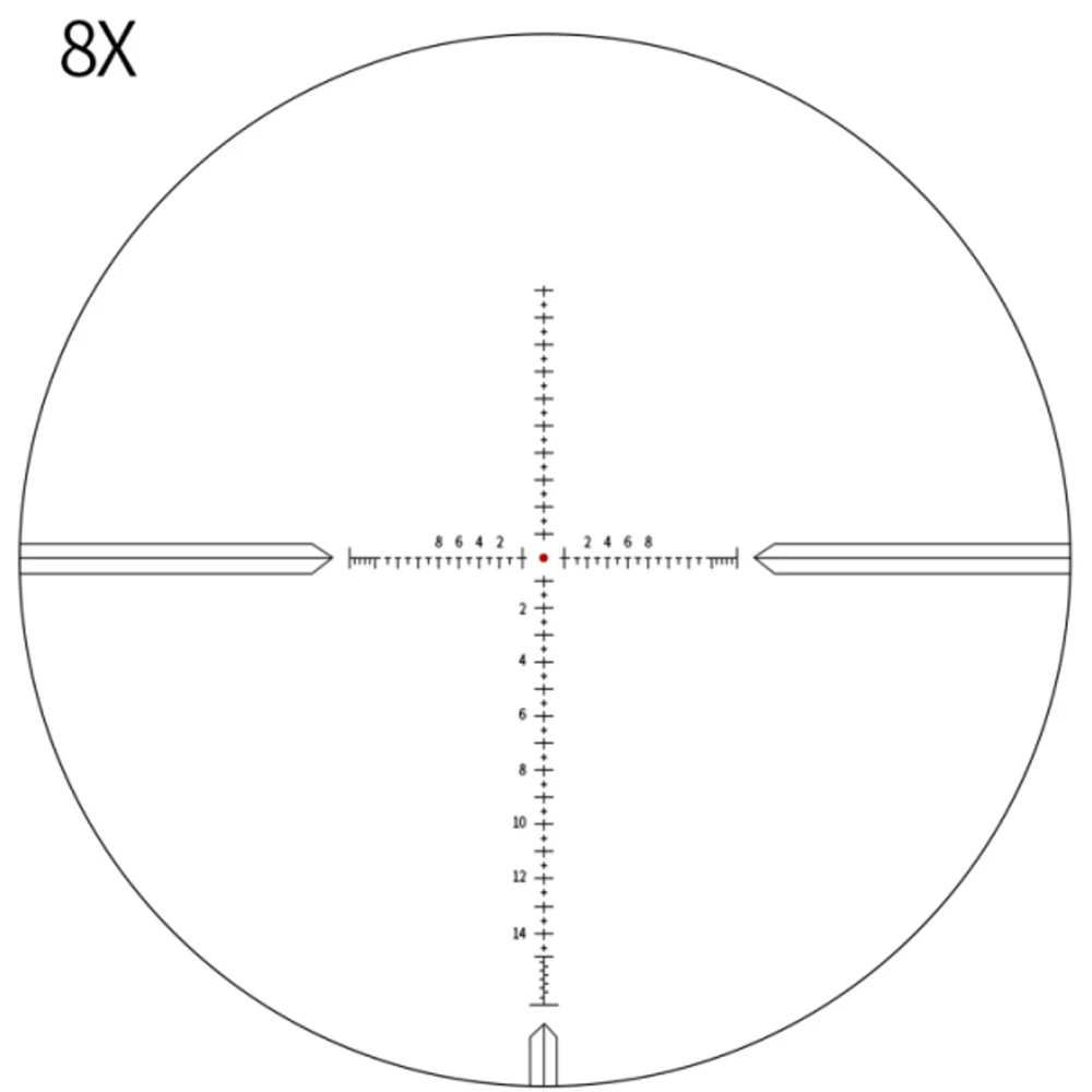 MARCH SK 3-15x44 FFP Tactical Rifle Scope Tactical Magnifier Scope Caza Riflescope Spotting Scope For PCP Rifle Hunting Illumination Airgun Airsoft Optical Sight