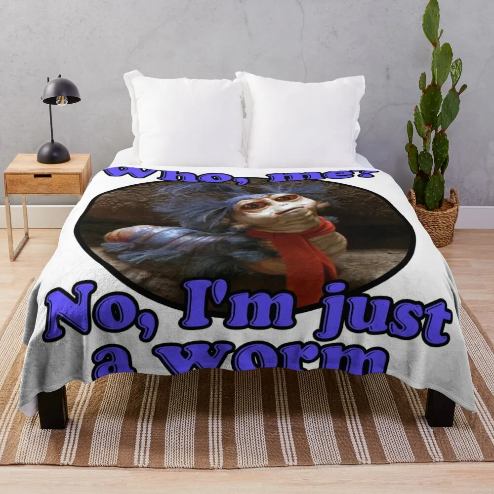 

Labyrinth worm Throw Blanket Cute Plaid Luxury bed plaid Blankets