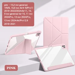 Universal Smart Case for Apple iPad (Multigenerational) (Pink)