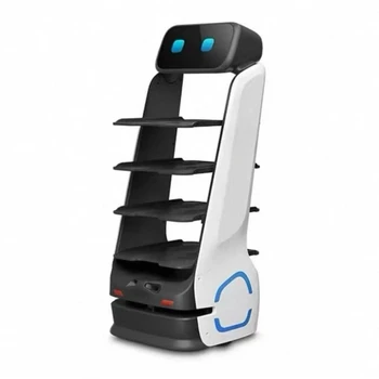 Robot di consegna Hotel ristorante cameriere di ristorazione completamente automatico Personale di consegna intelligente