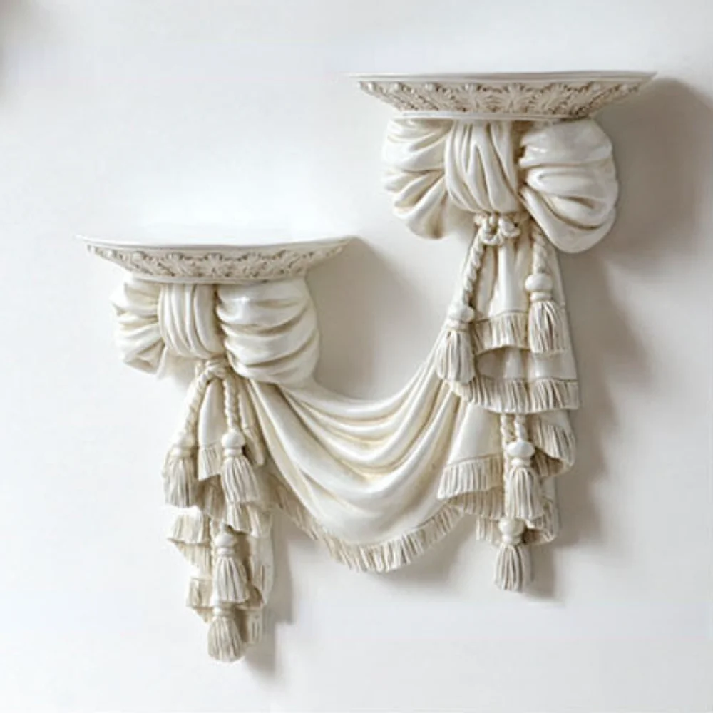 

wall shelf European wall decoration TV wall shelf