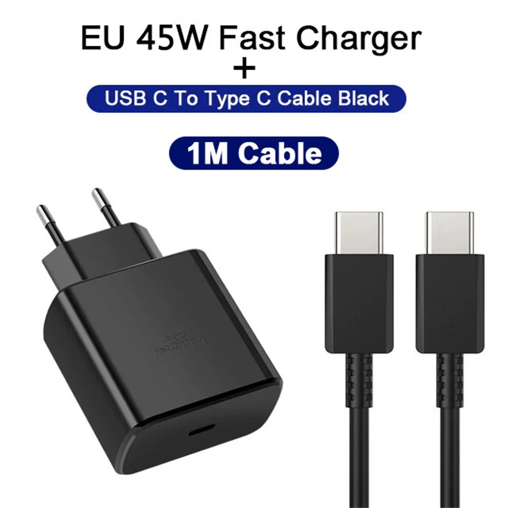 ตัวเลือกสินค้า เครื่องชาร์จ Samsung 45W ชาร์จเร็ว 45 วัตต์ USB-C