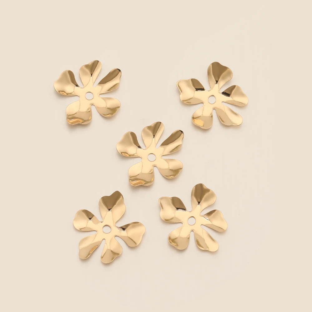 Cordial Design 200Pcs 19*22MM Jewelry Findings & Components/Flower Shape/Copper Metal/Hand Made/DIY Brass Jewelry Accessories - cordial