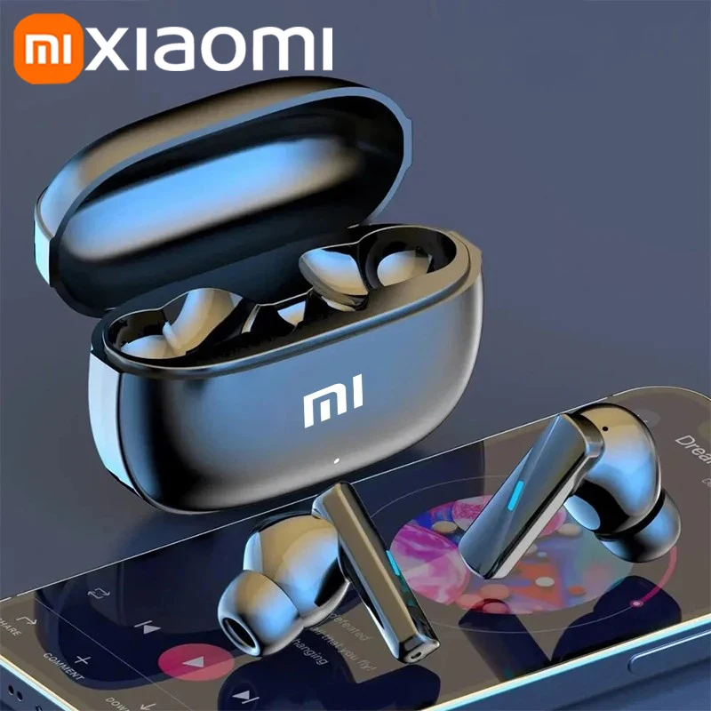 Xiaomi 2024 Original Wireless Bluetooth Earphones TWS Sports Headphones Earbuds Dual HD Mic Headset LED Display Gaming Earphones 3