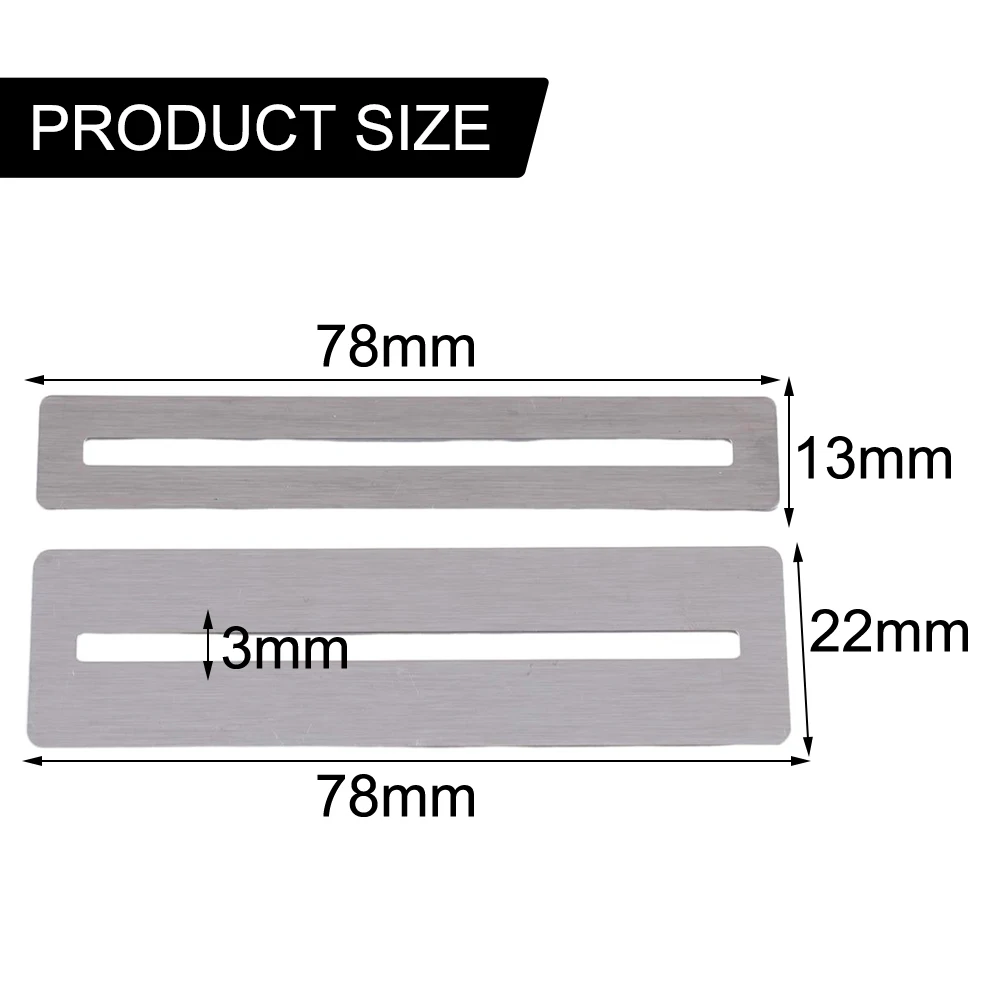 2Pcs Edelstahl Griffbrett Schutz Fret Schutz Werkzeug Für Gitarre Und Bass Gitarrenbauer Bund Einreichung Und Polieren – Detail 7