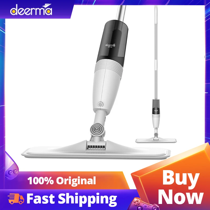 Original Deerma Tb500 Water Spray Wireless Cleaning Mop 360 Rotating