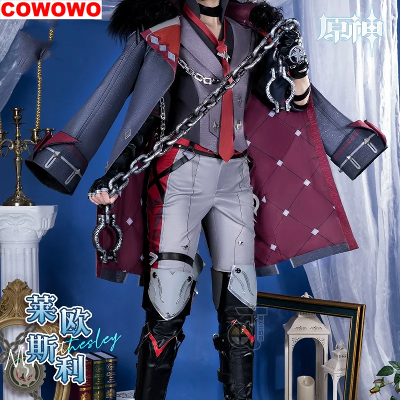 

COWOWO Genshin Impact Wriothesley Warden Men Cosplay Costume Cos Game Anime Party Uniform Hallowen Play Role Clothes Clothing