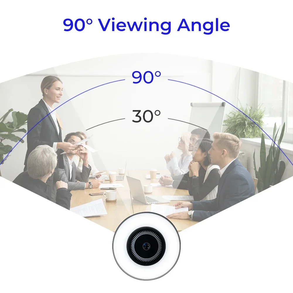 Webcam 2K mini, telecamera web con microfono, webcam per PC 1080p, mini webcam per PC, telecamere USB con messa a fuoco per computer - immagine 5