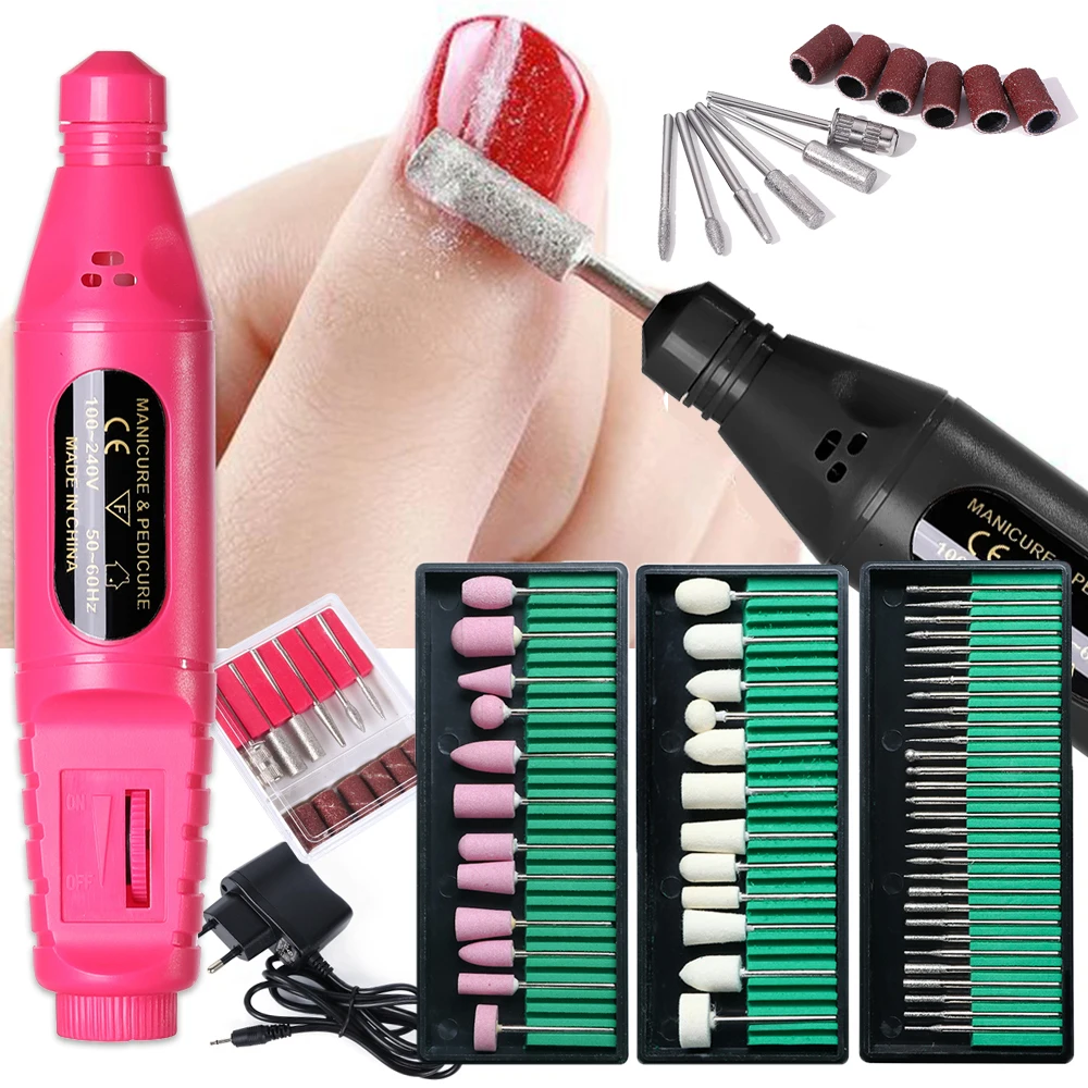 

CNHIDS Professional Electric Nail Drill Machine Manicure Tools Pedicure Drill Set Portable Nail File Nail Drill Equipment