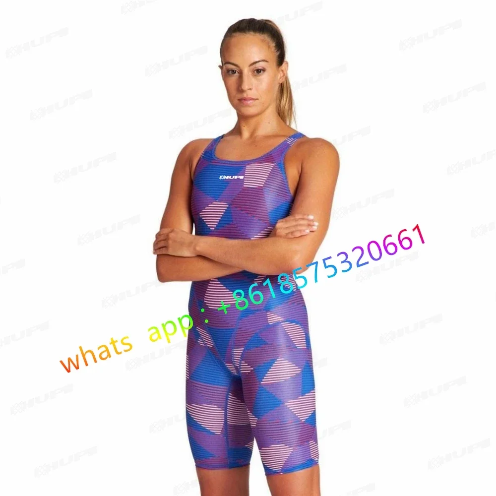 Swimwear Girs Professional One Piece Swimsuit Racing Training Bathing Suit Outdoor Sports Open Water Swimming Bodysuit