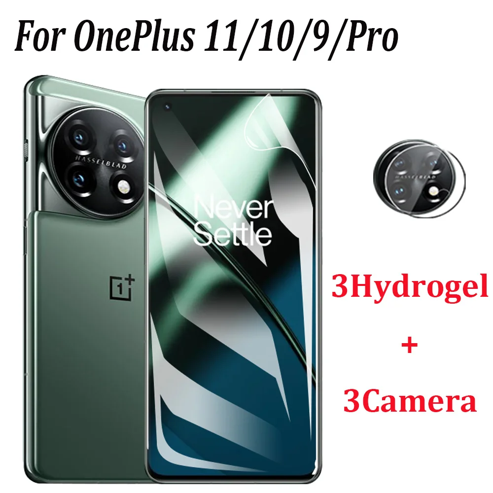 Per Oneplus 11 Film Di Idrogel Oneplus 10 9 Pro Copertura Completa Morbida Non Di Vetro One Plus 10Pro Proteggi Schermo Oneplus11 Cinepresa
