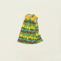 Robe d'été à col polo pour filles, FibTulip Glafur ses, 03/Vacation Casual Clothing, 4-10T, Nouveau, 2024 4