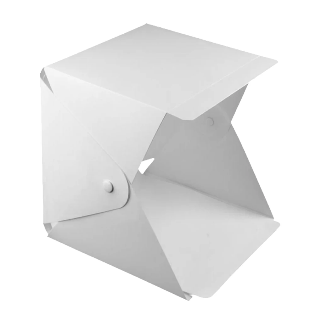 PVC Photography Tent Portable Foldable USB Power 5V LED 2x5600k 2x550lm Professional 2 Background Cloth Indoor Box