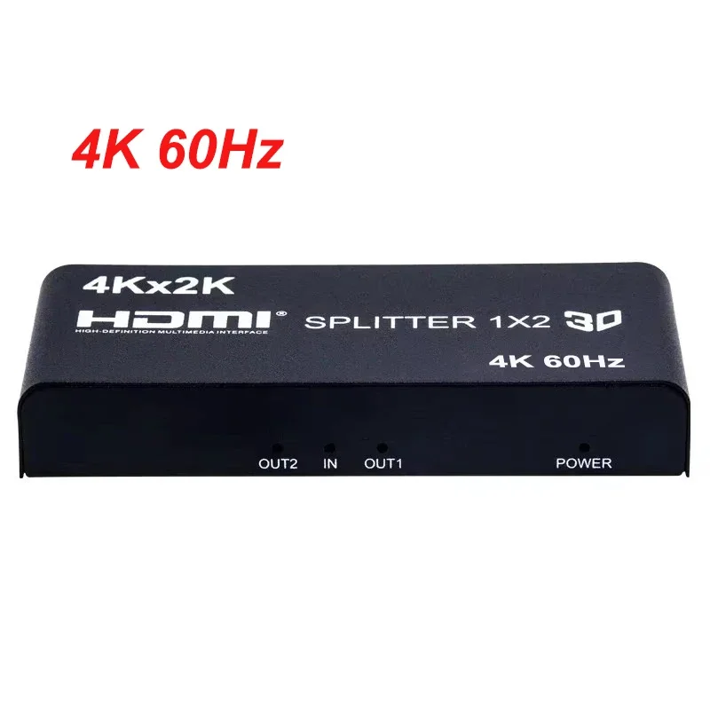 Ultra HD 4K HDMI Splitter with Dual Display Capability