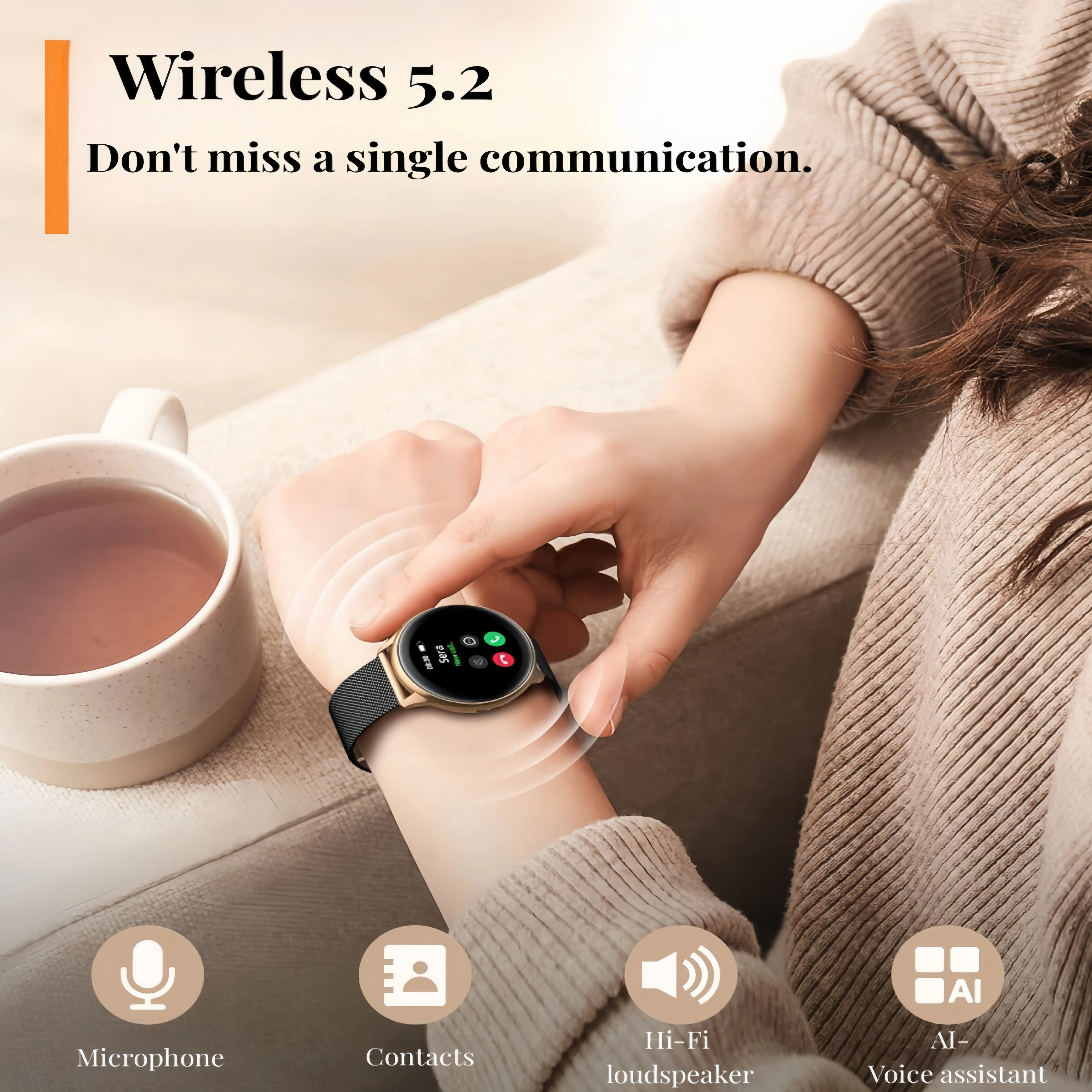 Little Meatball Smart Watch For Women, Smart Watch - Main Image