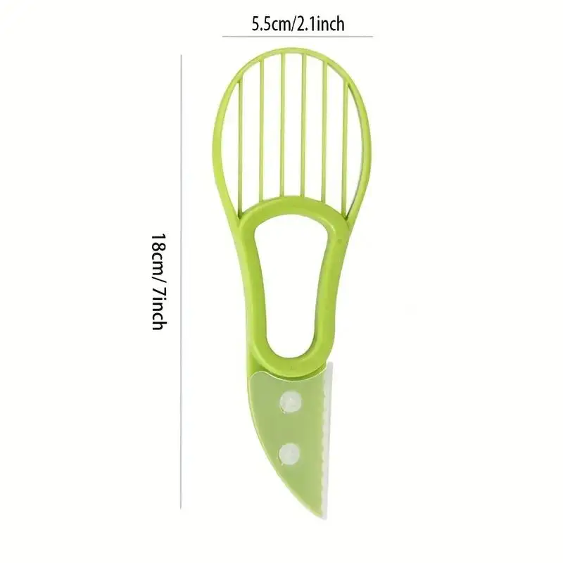 Premium Avocado & Fruit Slicer with Pulp Separator and Peeler Knife