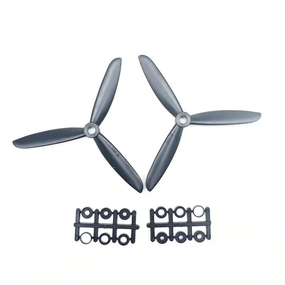 Hélices 5045 3 pales CW/CCW pour drone FPV - Lot de 2 ou 4