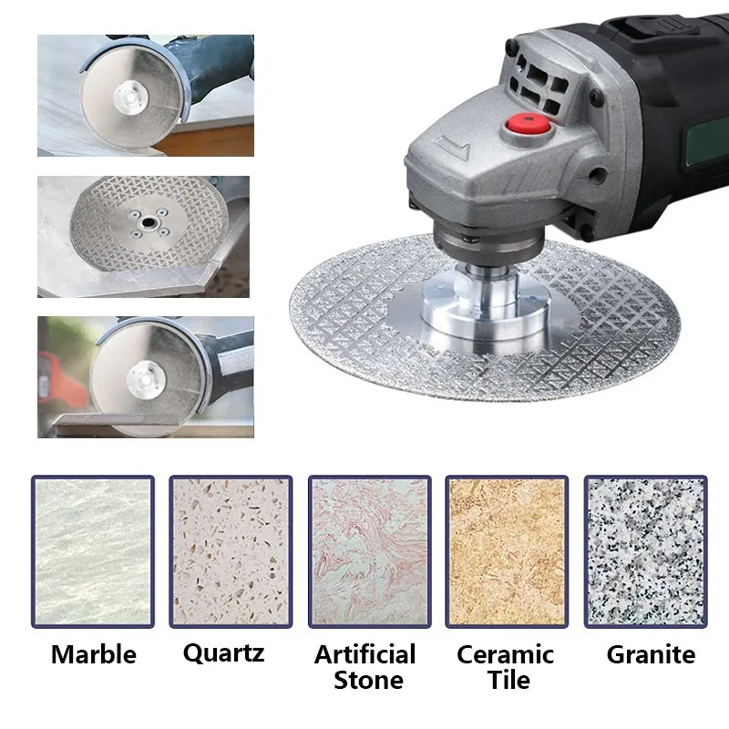 Electroplated Diamond Cutting and Grinding Disc for Marble, Granite, and Ceramic - 100-150mm