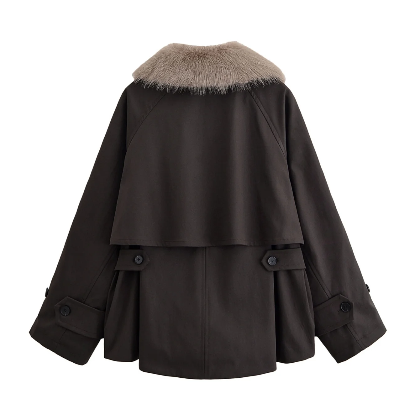 Women Faux Fur Turn-Down Collar Jacket Loose Long Sleeve Zipper Windbreaker Coat Female Autumn Winter Casual Streetwear Outwear