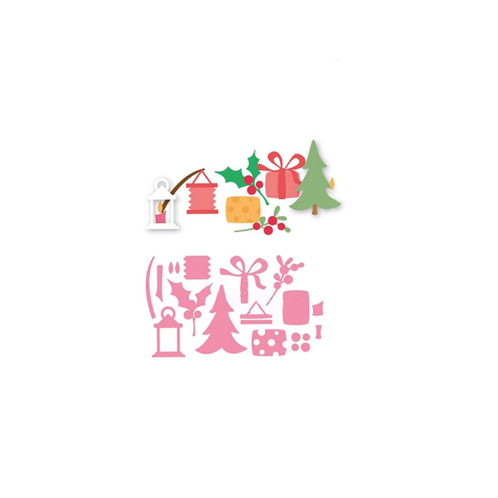 

Julyarts Gift Box Christmas Metal Cutting Dies Navidad "Scrapbooking Paper Embossing Craft DIY Cut Out Photo Album"