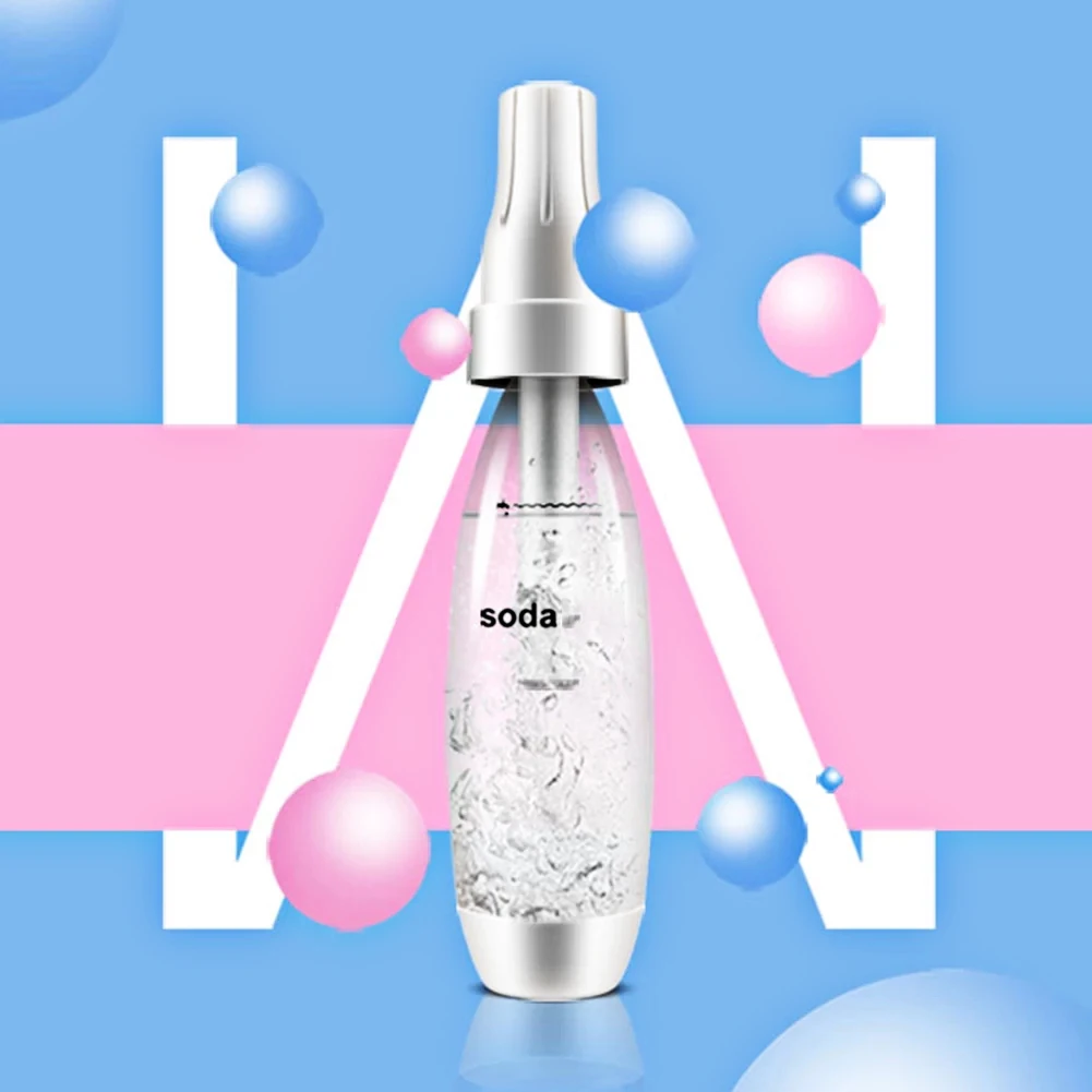 Carbonated Siphon Juice Soda Sparkling Water Maker Beverage Machine 1000ml Portable Bar Tool Bubble Drink Sodaplus Making Bottle