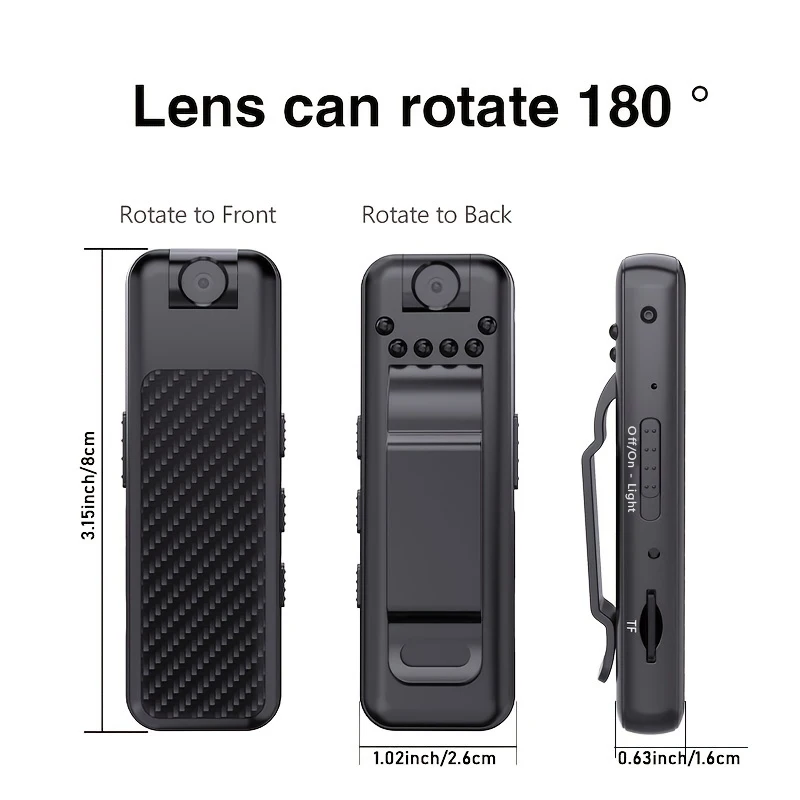 Portable pocket mini camera outdoor sports HD camera professional conference recorder 1920*1080P high definition motion camera 5