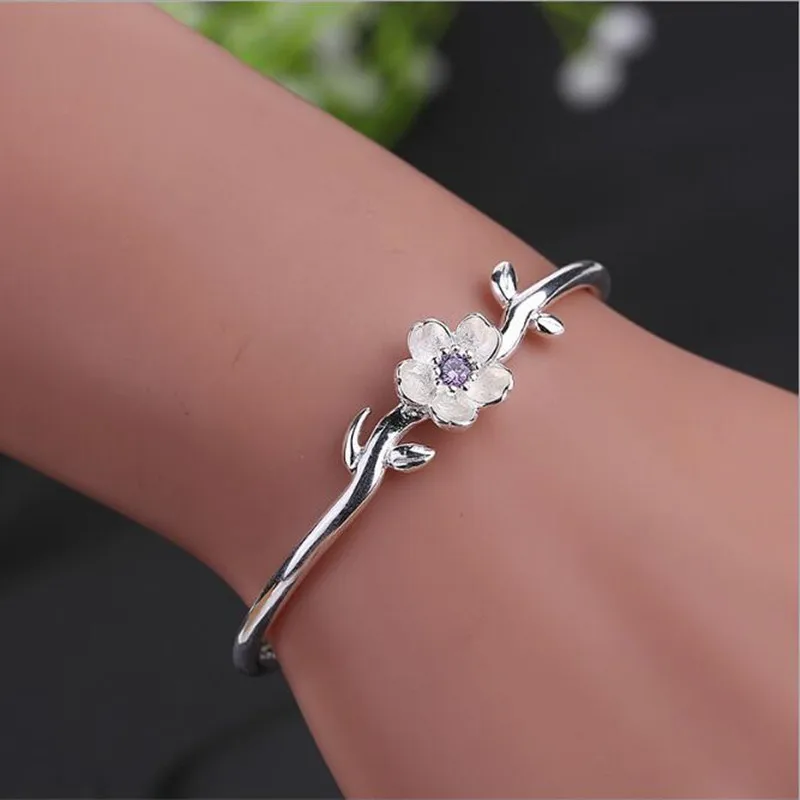 韓国発【Hei】(Silver925) crystal flowers bracelet☆追跡送 MUSINSA公式 | HEI [sv925] crystal flowers bracelet
