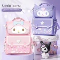 Sanrio's New Kuromi Schoolbag 1-3-6 Grade Primary School Students' Large-capacity College Backpack Kawaii Girls Burden Reduction 1
