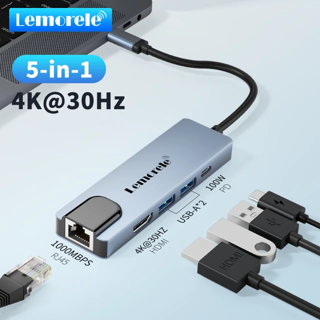 USB-C 5-in-1 Multiport Adapter Hub