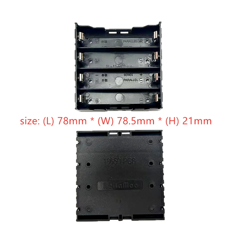 Caixa de Armazenamento do Suporte da Bateria Caixas do Banco do Poder Recipiente das Baterias Pin Duro 1x 2x 3x 4x 18650 Entalhe Entalhes Entalhes Entalhes 10 Peças - Image 3