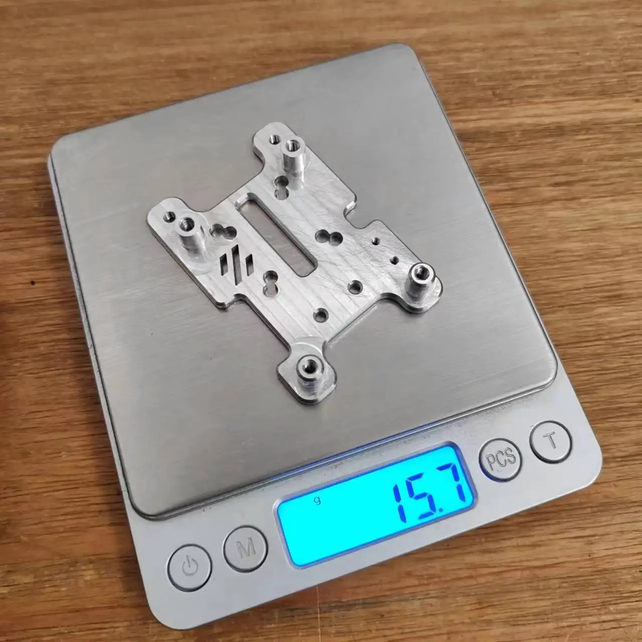 Peso X Transporte com Clipe de Cinto, Peças Leves CNC