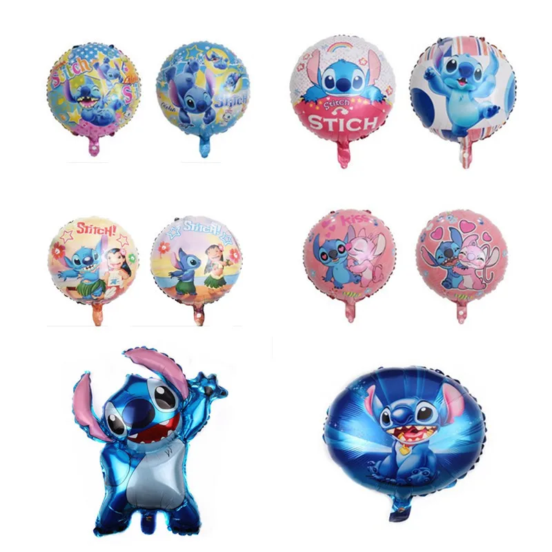 

Disney Anime Theme Party Balloon Decoration Cute Cartoon Stitch Angel Children's Photography Background Decoration Holiday Gift