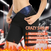 Sweat Sauna Pants WoSlimming Thermo Shorts Waist Trainer Tummy Control Fitness Leggings Workout Suits